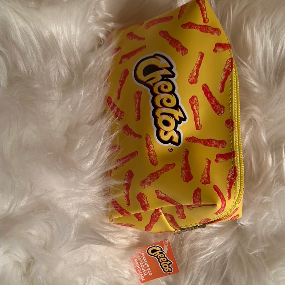 Cheetos Yellow Cosmetic Bag